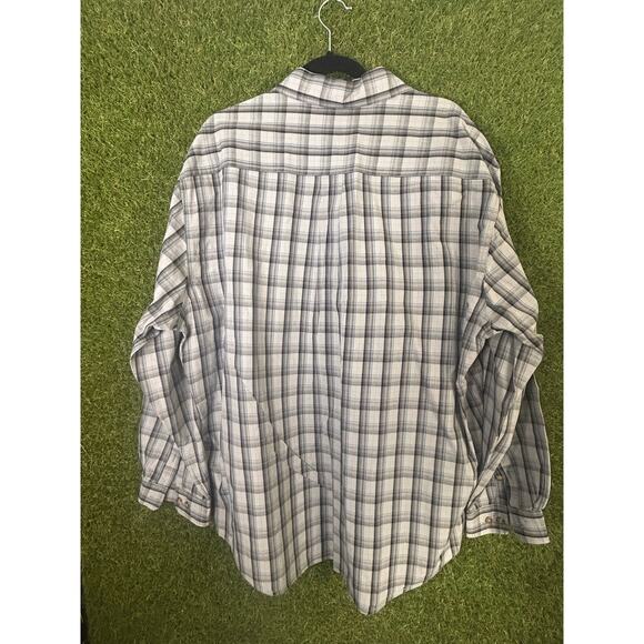 Carhartt Mens Plaid Work Shirt Cotton Heavy Duty Button Down Size 2XL - Picture 6 of 9